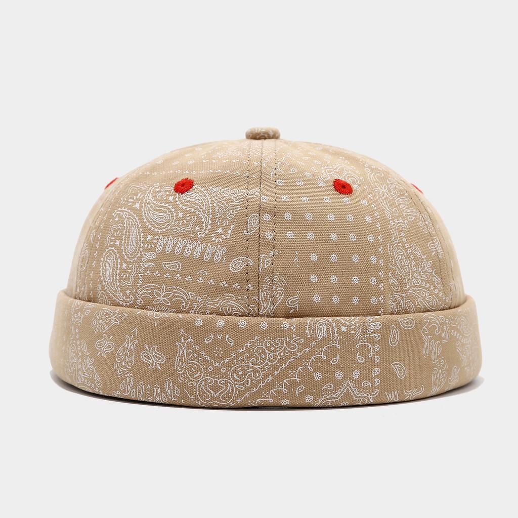 

Classic Cotton Sun Hat With Vintage Look And Adjustable Fit Flower Print Design For Travel хакі