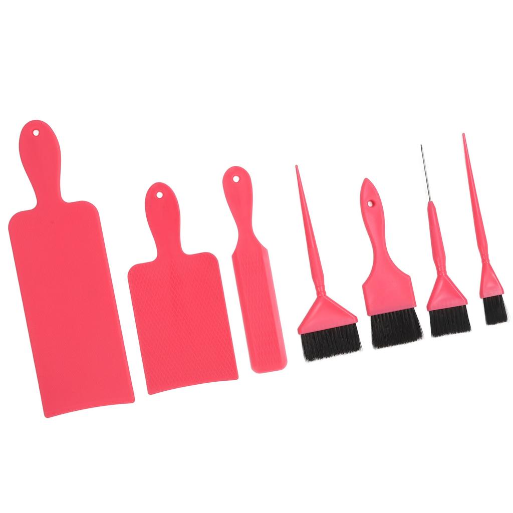 7pcs Hair Dye Tool Set Balayage Board Coloring Brush Hair Highlighting Paddle Brush Tools Hair Salon