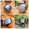 Convenient Outdoor Bowls Light weight Portables Tablware Handle Cookware Outdoor Dining Gears