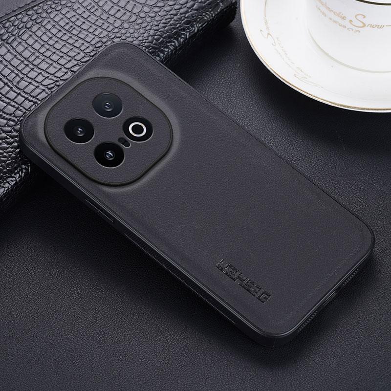 

Pu Leather Phone Protection Case For vivo iQOO 13 12 11 Pro Matte Silicone Shockproof Soft Back Cover For iQOO 13 Bumper Shell vivo iQOO 12 Pro чёрный