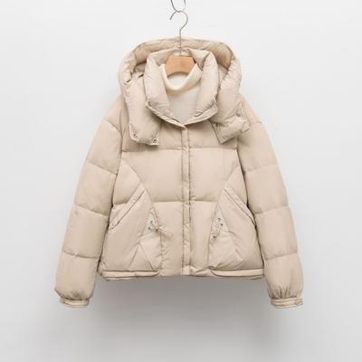 Down Duck Down Simple Warm New Thickened Loose Women's Down Jacket