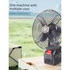 Lithium Battery Fan for Outdoor Stalls, Dormitories, and Camping, High-Power Portable Wireless Charging Table Fan, Small but Powerful