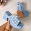 Fashion Slippers Casual Summer Women's Shoes Pantofle Shale Female Beach Platform Slides Low Luxury Flat 2025 Sabot Soft Rome Fabric Hoo