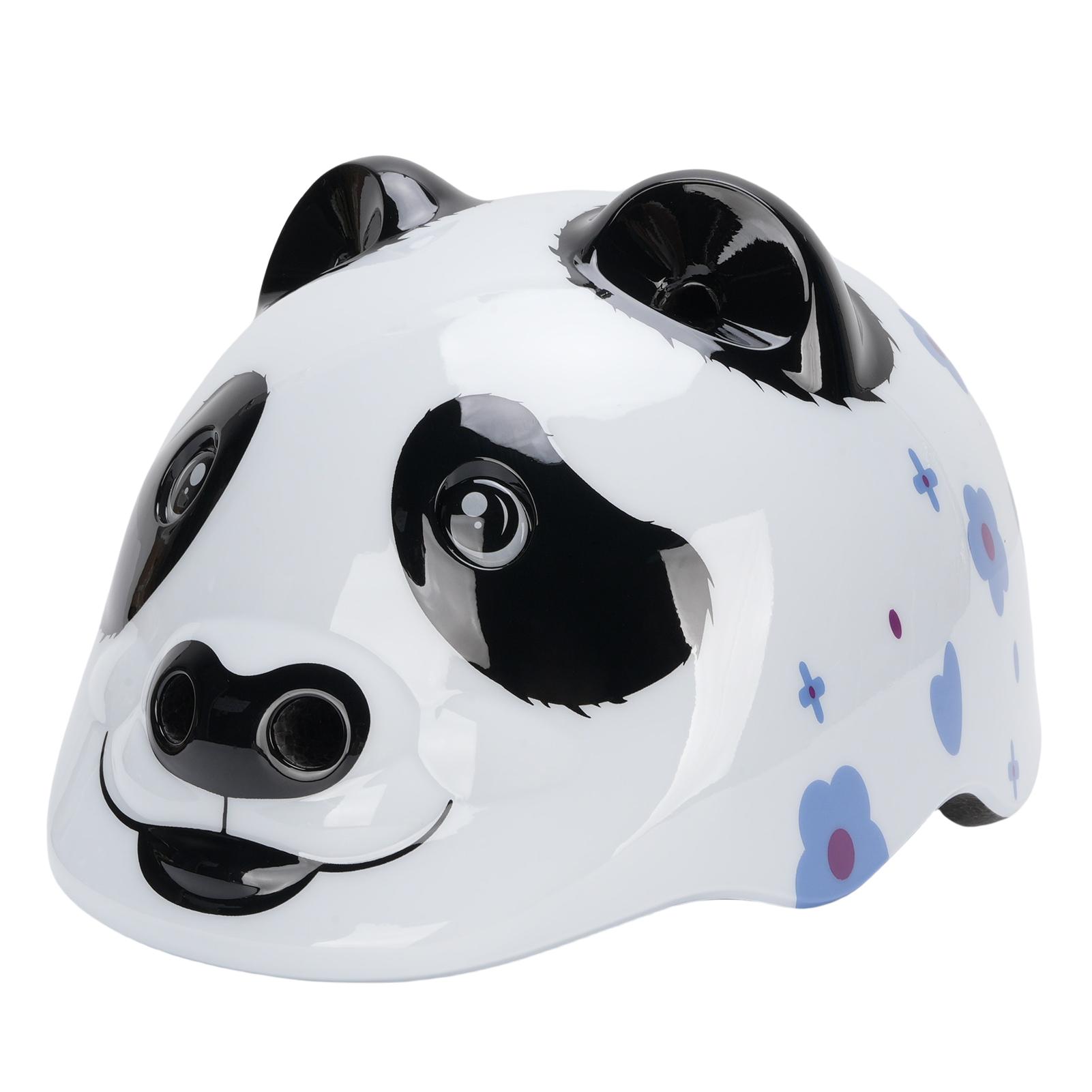

Children Helmet Panda Design Helmet For Bike Skateboard Scooter Glide Bike PC Polystyrene Foam Cute and Fun Kids Bike XS белый
