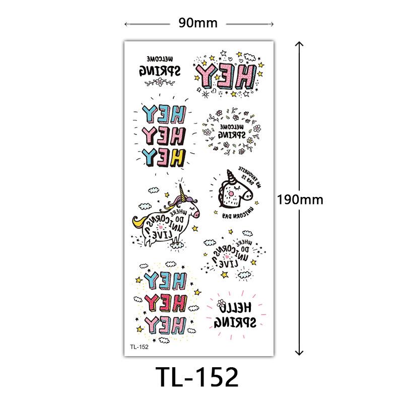Flower Tattoo Stickers, Color Sketch Tattoo Stickers, English Letters, Wedding Photography Tattoo