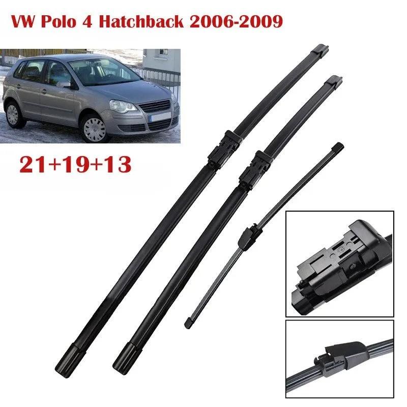 21"+19"+13" Front & Rear Wiper Blades for VW Polo 4, Fabia MK2, Ibiza MK4, Roomster, Cordoba