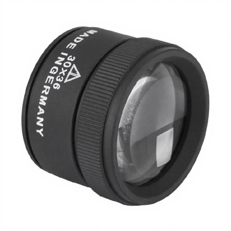 Professionele 30X 36mm Vergrootglas Lens Monocle Horloge Vergrootglas Loupe Handheld Munt Postzegels Sieraden Loupe