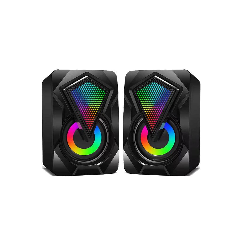 X2 Mini USB Desktop Subwoofer Speakers - Compact Wired Computer Audio