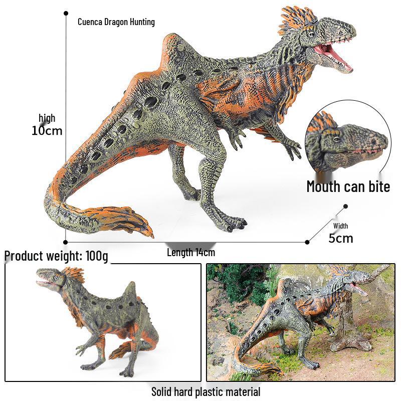 Children's Dinosaur Toy Set: King Kong, Tyrannosaurus Rex, Aurochs, Pachycephalosaurus, Spinosaurus, Therizinosaurus Model.