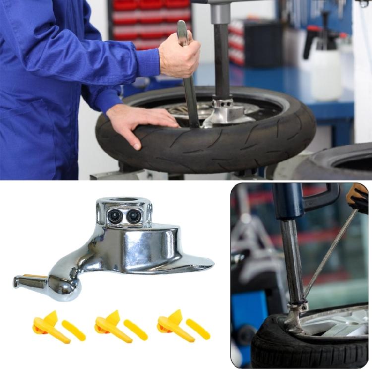 28/29/30mm Motorcycle Car Steel Tyre Changer Mount Demount Duck Head Accessory With Rims Protectors