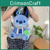 Stitch Plush Toy Backpack With Nylon Interior And Zipper Closure For Daily Use