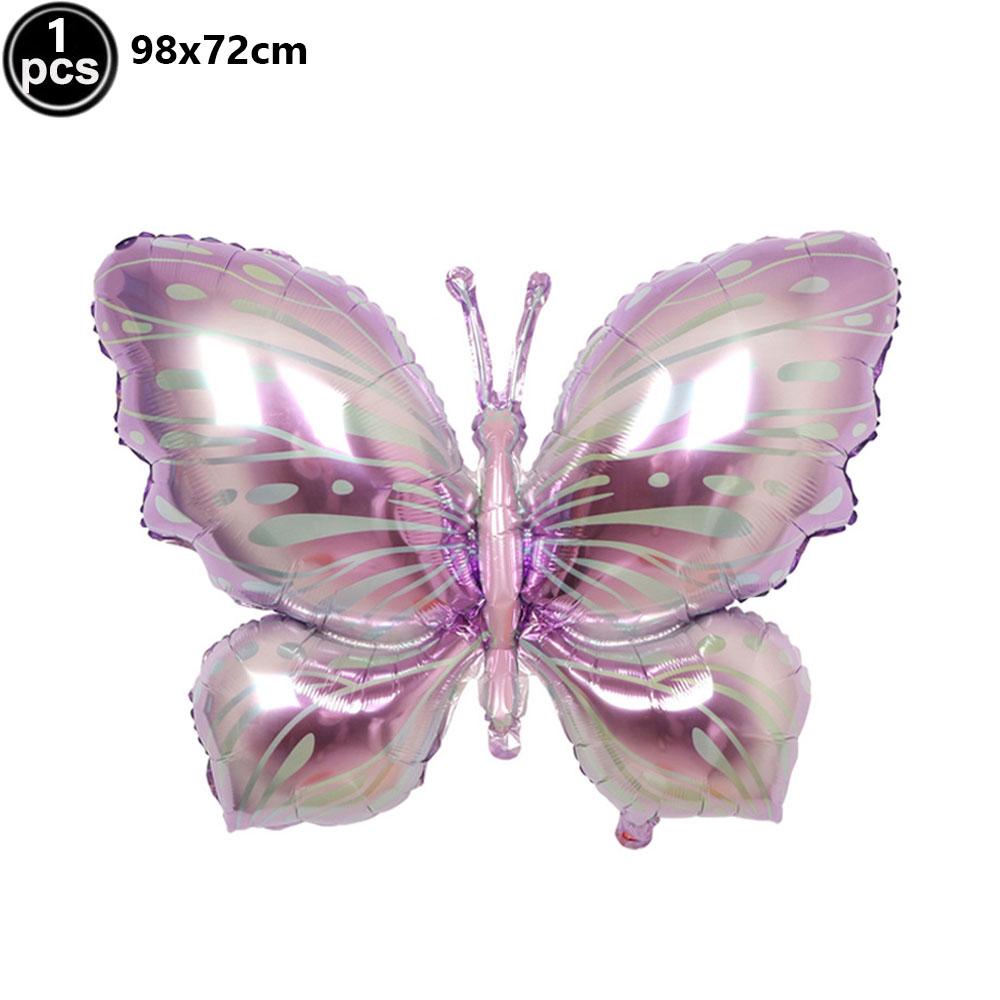 Large Butterfly Foil Balloons Blue Green Purple Birthday Party Wedding Decorations Baby Shower Globos Kids Toys