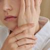 Loveenb [14K Gold] Daily Cutting Hollow Ring