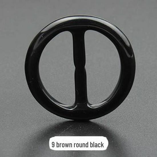 Resin Adjustable Japanese T-Shirt Knot Waist Buckle with Three-Speed Button & Scarf Clip