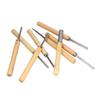 8PCS Groove Parting Wood Carving Tools HSS Steel Lathe Chisel Set Woodturning Tools For Hardwood