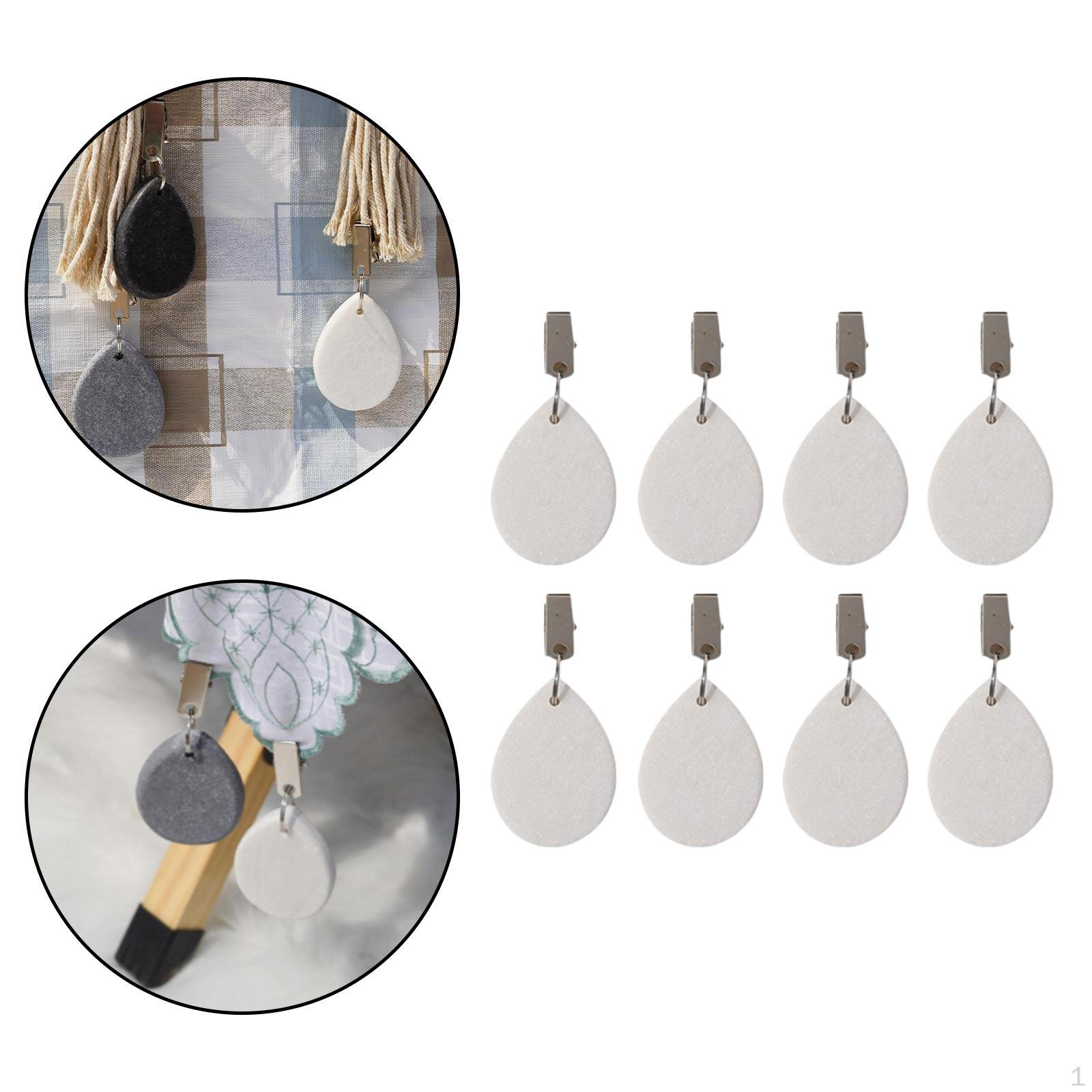 8 штук вешалок для скатертей для вечеринок и пикников из нержавеющей стали White 4 cm 1536₽