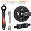 Bicycle Crank Puller for Square Taper Cranks and Splined Crank Includes Removal Tool Puller Arms, (crank Set)
