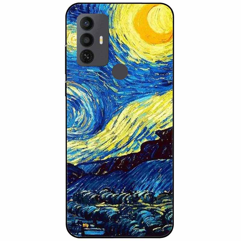 Für TCL 30 SE Hülle 305 6.52'' Silikon Weich Mode TPU Handyhülle für TCL 305 306 30SE Hülle 6165A Bumper Funda für TCL30SE 405