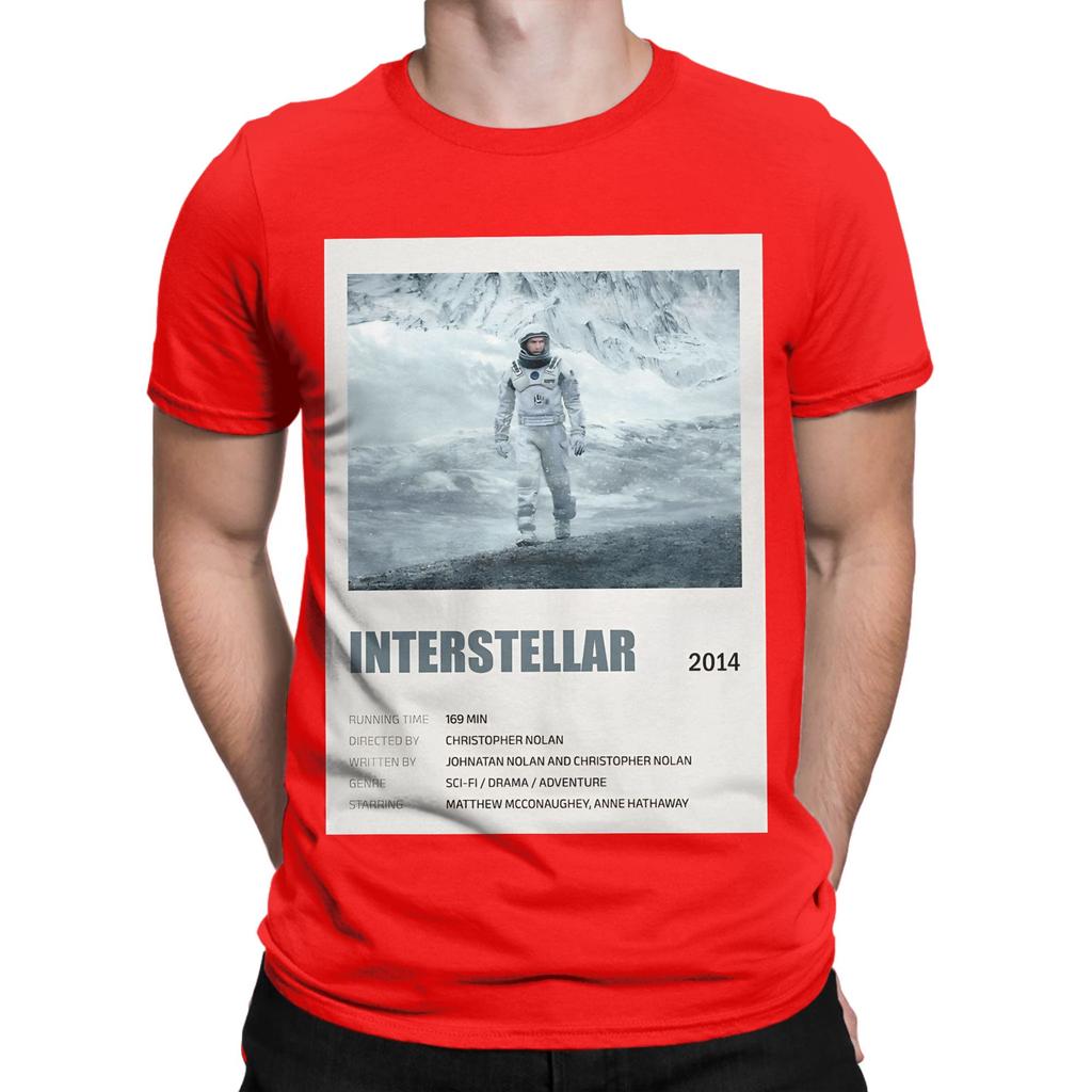 Iinterstellar movie poster vintage Novelty Graphic 100 Cotton TShirt Iinterstellar Tops Tees For Unisex