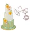 4PCS Leaf Fondant Cutters Raised Edges Cutting Mold Durable Leaf Cutters  Cookie Making