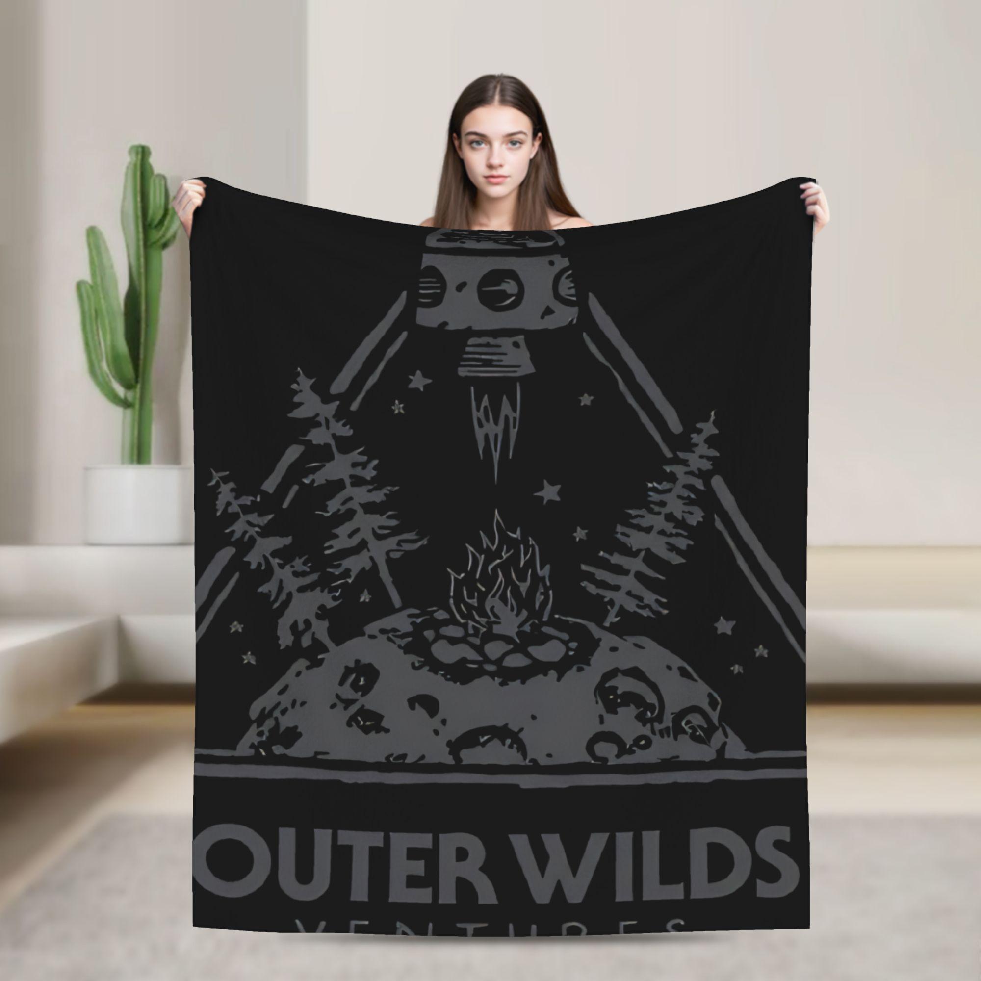 

Outer Wilds Ventures Logo Soft Warm Blanket Plush Throw Blanket Street Trend Living Room Flannel Bedspread Sofa Bed Cover 75x100cm (30x40inch)