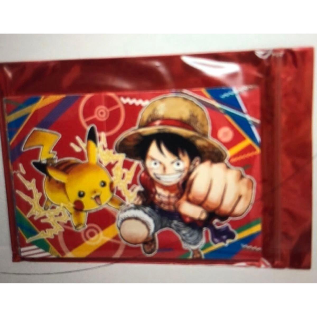Used Weekly Shonen Jump Pokemon x One Piece Mega Evolution Present Winning Item Postcard