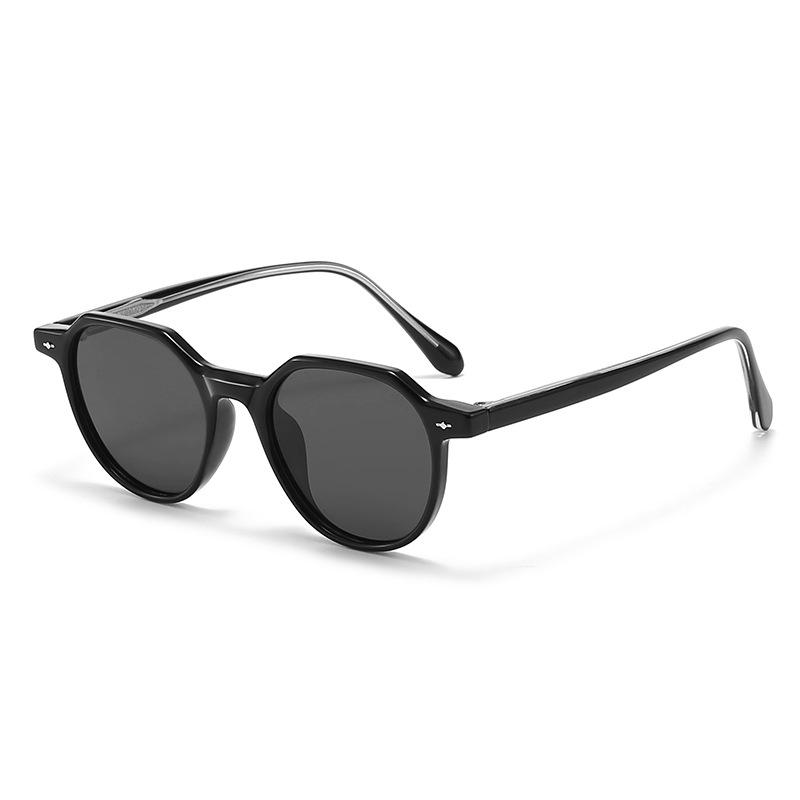 Korean Style Irregular Polarized Sunglasses - Unisex UV Protection Retro 8630