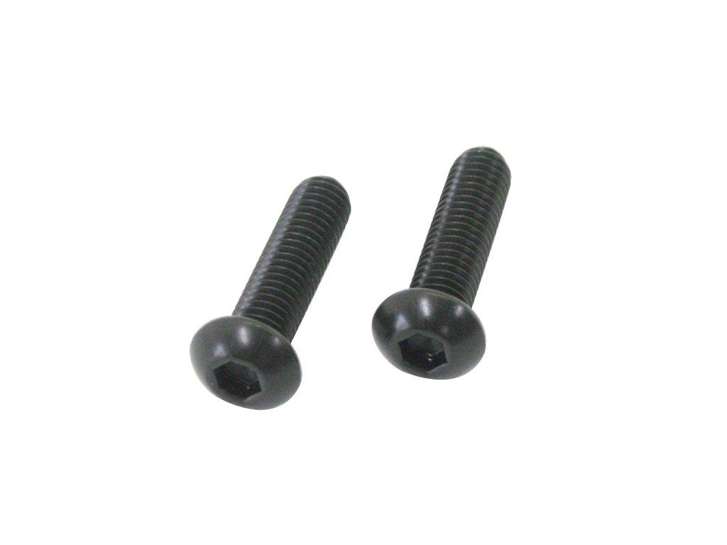CF Posh Black Stainless Steel Hexagon Socket Button Cap Bolt M8-1.25 x30 чёрный
