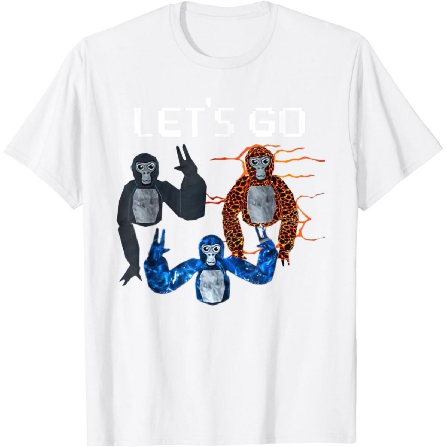 HERSIL Gorilla Tag Мерч Футболка для VR-геймера Взрослые Подростки S