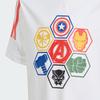 New Adidas X MANWEI LIANMINGKUAN MARVEL AVENGERS T-SHIRT T-Shirt Kids' White/Light Red IN7277