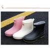Women's Autumn And Winter Fashionable Short Tube Rain Shoes Waterproof Rubber Shoes