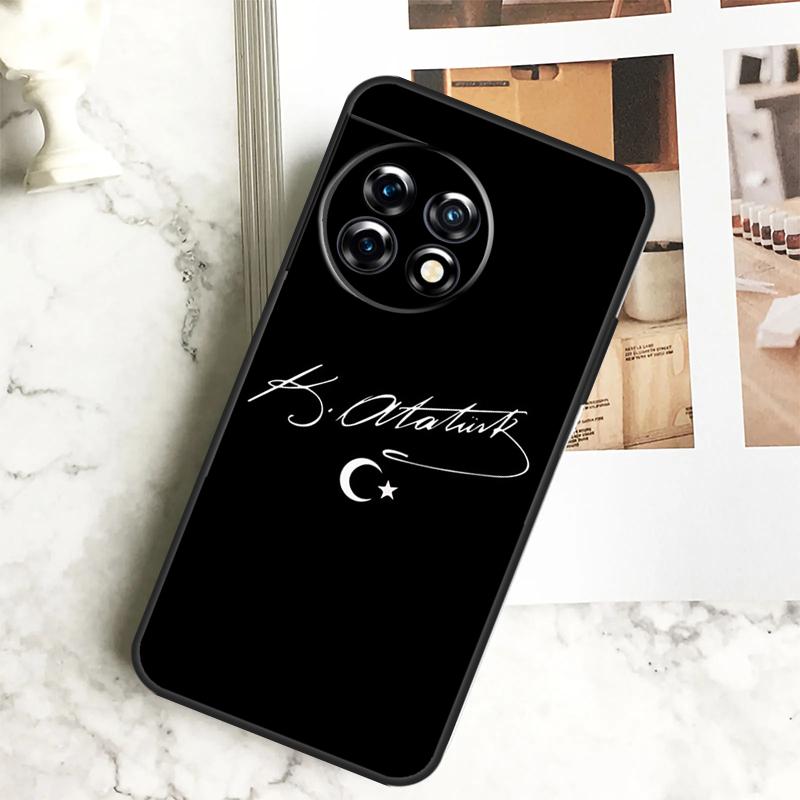 Mustafa Kemal Ataturk Hülle Für OnePlus 12R 12 11 9 10 Pro 10R 9R 8T 10T Nord CE 2 3 Lite 2T N10 N20 N30 CE4 Cover