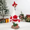 Christmas Porch Goose Outfits Red Skirt with Hat Outdoor Goose Xmas Costume Accessory for 17 Inch or 23 Inch Goose Statue
