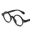 Retro Round Frame Fashion Glasses Anti Blue Light Computer Fashion Lightweight Eyeglasses Women Men