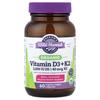 Organic Vitamin D3 + K2, Organic Vegan Capsules 60 Tablets