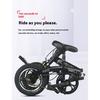 12 Small Bike cycling City Mini Folding Bicycle For Male And Female Students Portable Ultra Light Transmission Disc Brakes
