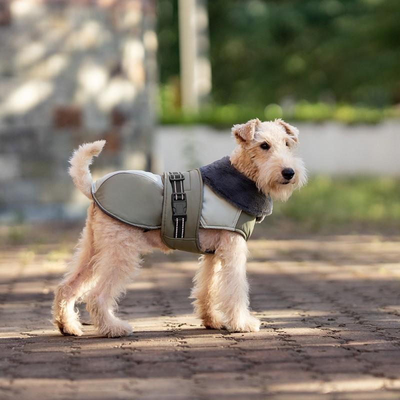 Winter Warm Pet Coat Small Medium Dogs Thickened Hooded Collar Cotton Jacket