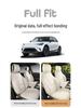 Smart Elf 1 Full Leather Car Seat Cushion - Universal Fit for All Seasons, Five Seats