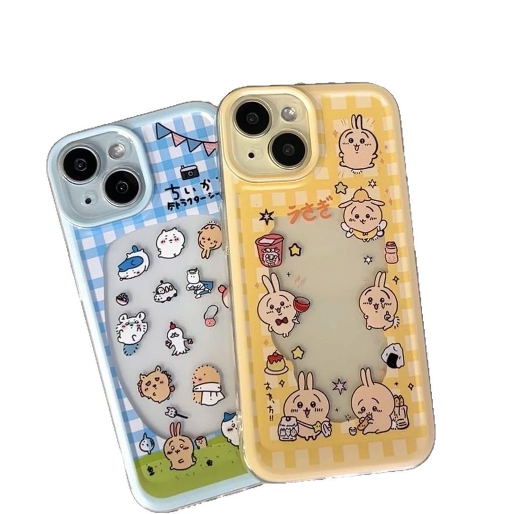 Cartoon Kariert Usaqi Geeignet für Apple 16 Handyhülle IPhone 15 Schutzhülle 14 Hochtransparent Weiche Hülle 13tpu