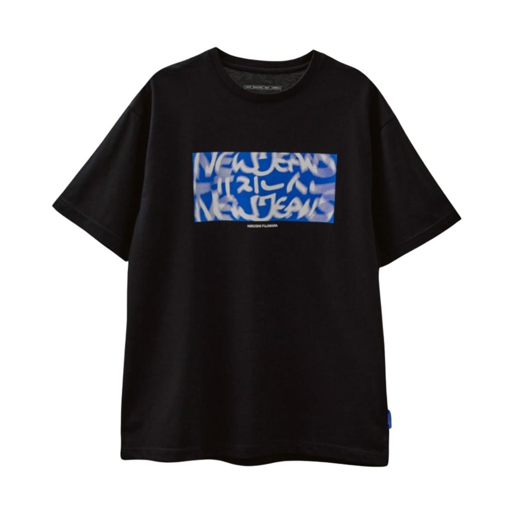 NewJeans x Hiroshi Fujiwara Coller T-Shirt Black Ver. 3