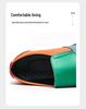 Men's Large Casual Leather Shoes - Stylish British Color Block Wedding Fashion