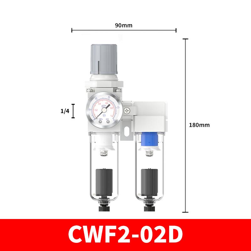 Painting Spray Gun Fitting 2-Way Connector Oil-Water Separator Air Compressor Precision Drying Filter Air Source Processor