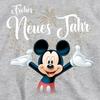Disney Childrens/Kids German Mickey Mouse Firework Heather New Year Hoodie