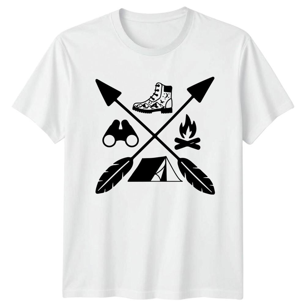 Adventure Awaits Explore The Great TShirt Hiking Camping Outdoors S