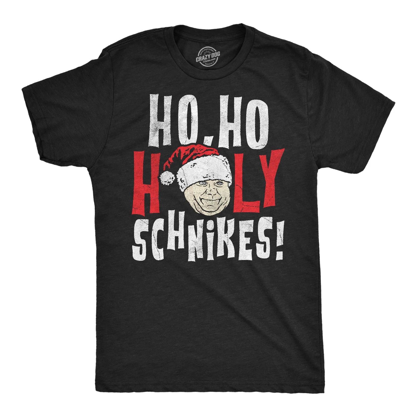 Mens Funny T Shirts Ho Holy Schnikes Sarcastic Chris Farley Graphic Novelty S