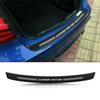 4D Carbon Fiber Rear Trunk Bumper Guard Accessories Decal Sticker Moulding Trim