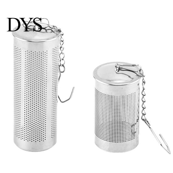 Herbal Strainer Tea Infuser with Chain Rustproof Anti-deformed Easy to Clean Spill Resistant Even Drainage Stainless Steel Fine Mesh Filter for Office
