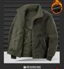 Herren Doppelseitige Air Force Pilotenjacke - Warm mit Samtfutter, Dicke Reine Baumwolle, Herbst/Winter Oberbekleidung