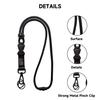 New Heavy Duty Removable Badge Reel Holder Keychain Hanging Neck Strap Lanyard Tactical Id Name Card Holder For Outdoor Hiking