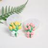 Tulip Flower Aromatherapy Candle Silicone Mold Creative Plaster Craft Decoration Handmade Soap Mold Food Grade Fondant Mold